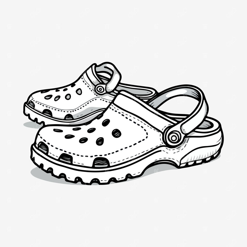 نقاشی یک جفت کفش بنددار