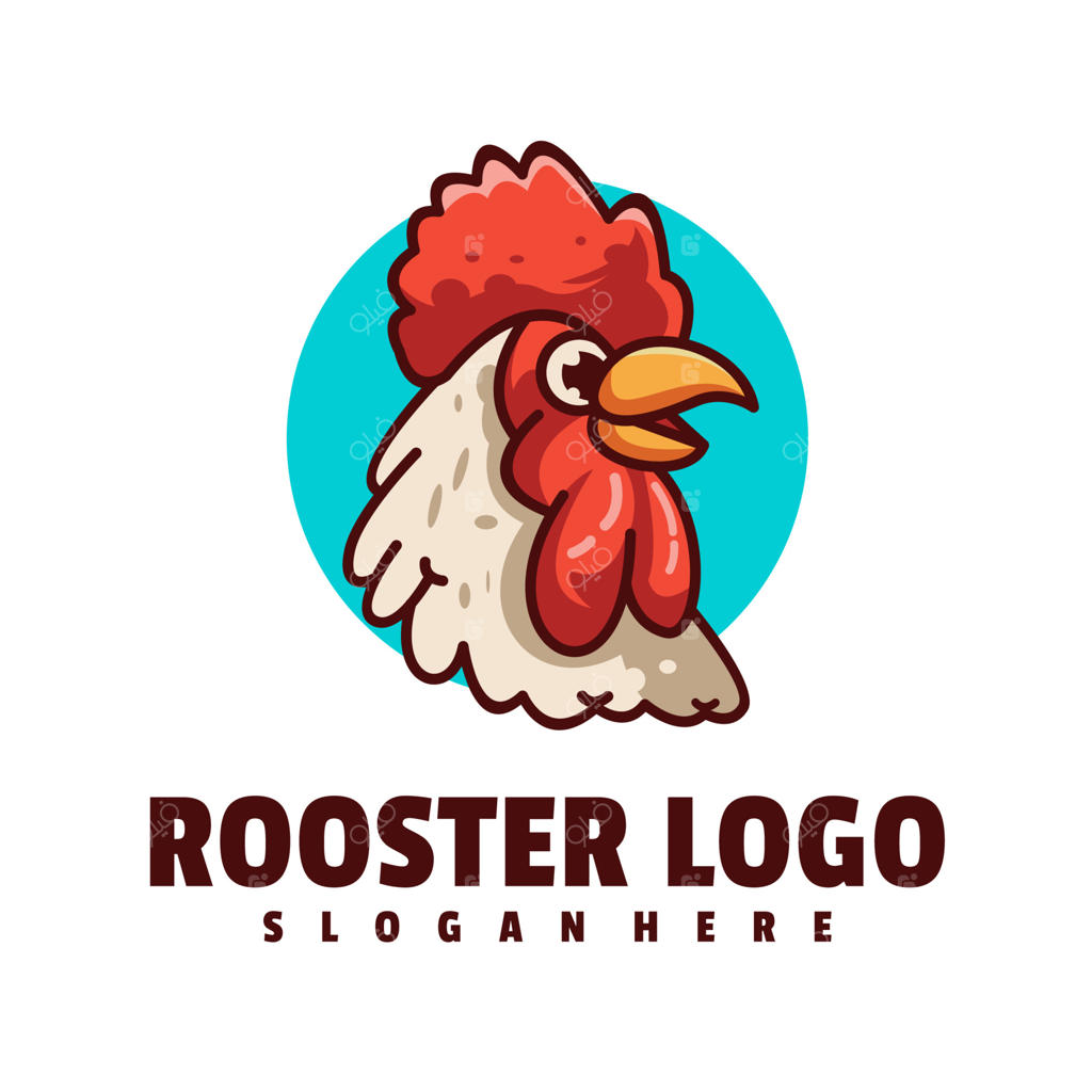 لوگوی کارتونی خروس