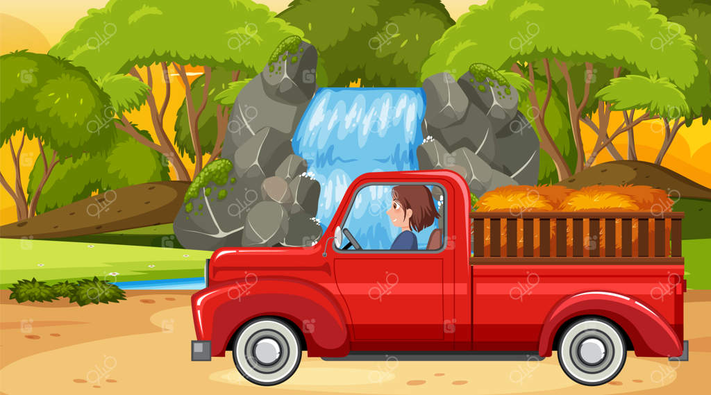 مفهوم خودروی کلاسیک با کامیون قدیمی