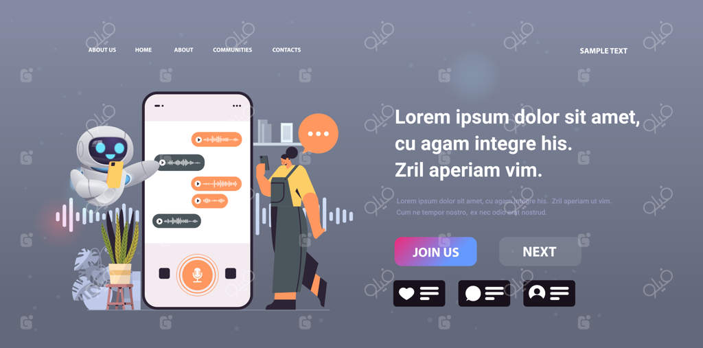 زنی با دستیار صوتی: ضبط و ارسال پیام‌های صوتی روی صفحه گوشی برای ارتباط آنلاین