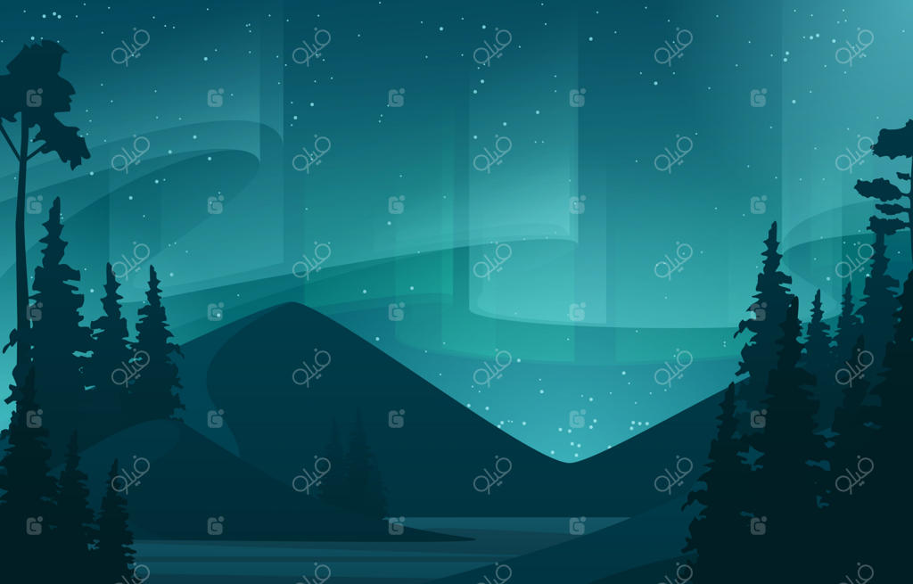 پس‌زمینه شفق قطبی