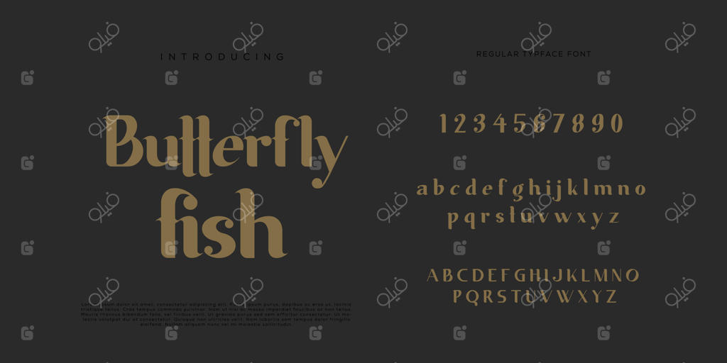 فونت حروف الفبا و اعداد با طراحی کلاسیک و مدرن برای تایپوگرافی مینیمال و شیک