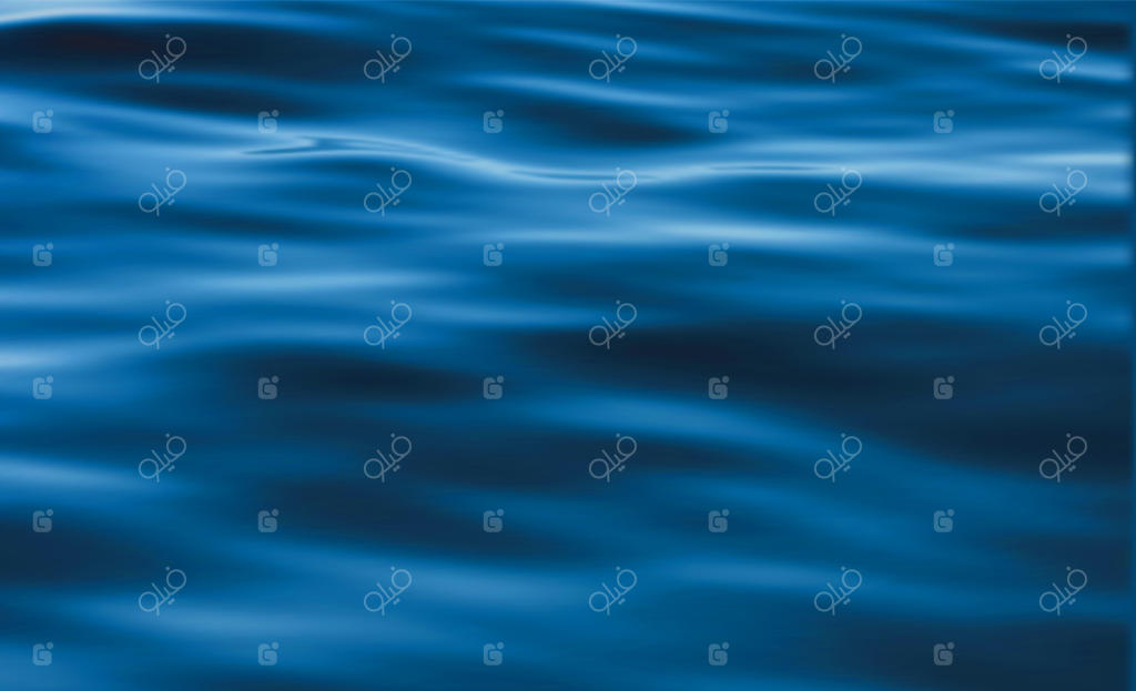 سطح آب با امواج و تلاطم