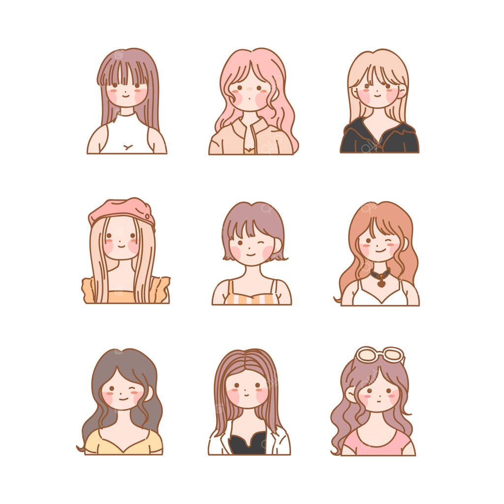 مجموعه‌ای از دختران بامزه با استایل کلاسیک