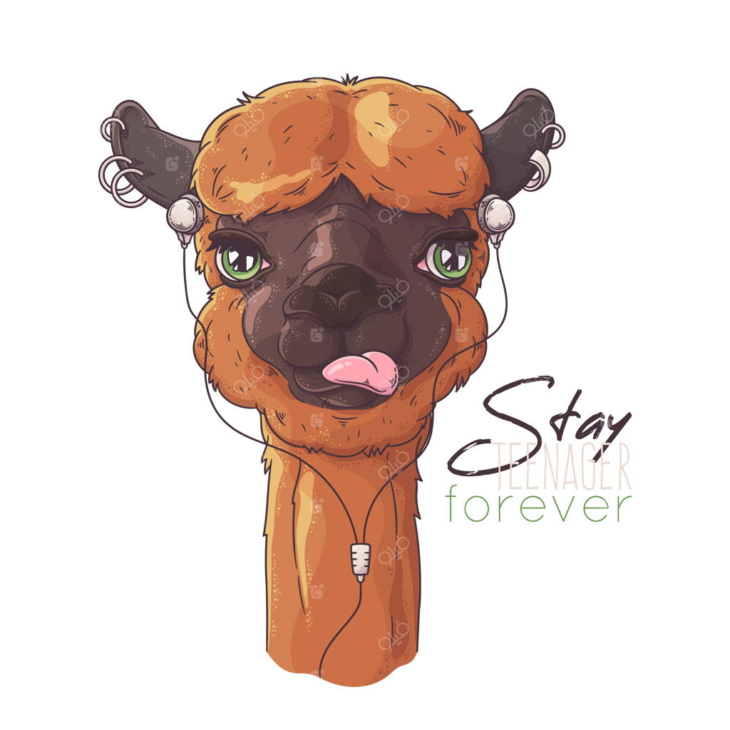 تصویرسازی دستی: پرتره آلباکای بامزه