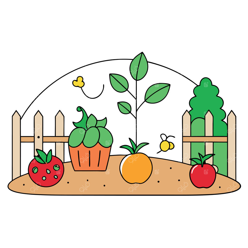 برخی از میوه‌ها و سبزیجات در باغچه خصوصی کشت می‌شوند