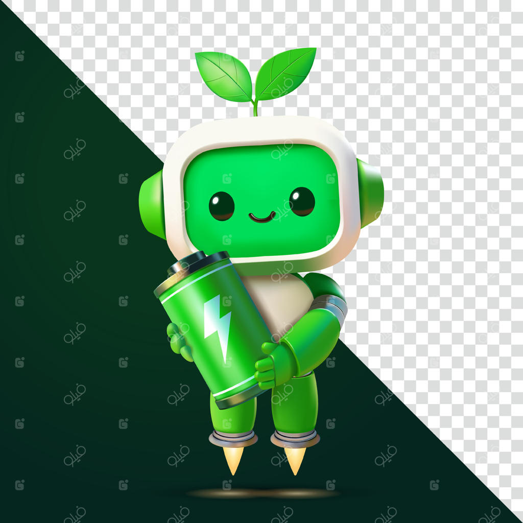 ربات سبز بامزه