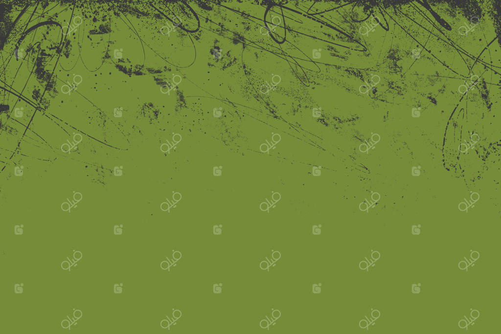 زمینه انتزاعی سبز با لکه‌های سیاه و خط و خش. بافتی کهنه در رنگ‌های آبی و سیاه. نمای هنری تند و تیز ایده‌آل برای پوسترها، جلد آلبوم و هنر دیجیتال.