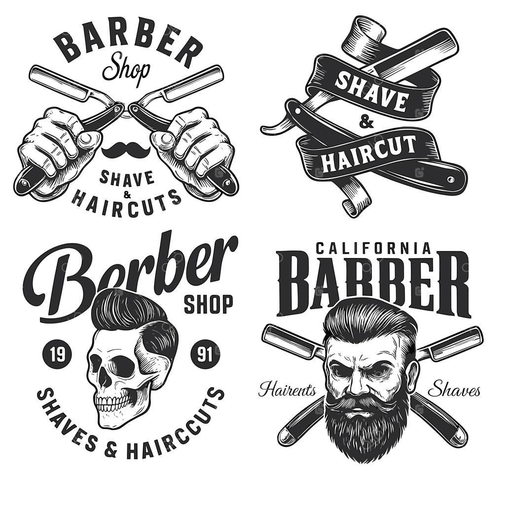 سالن پیرایش مردانه با سبک وینتیج