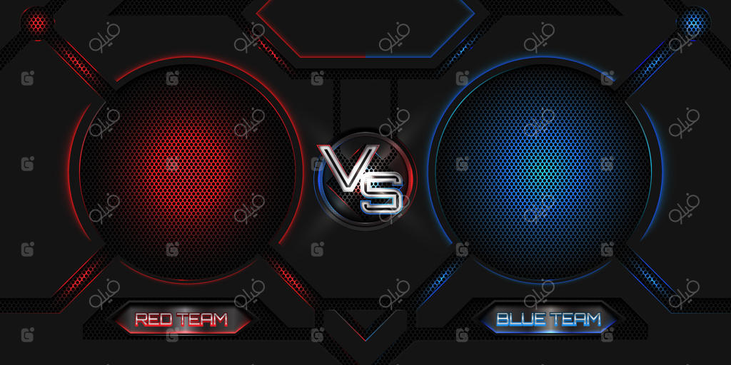 نبرد تن به تن سه‌بعدی واقع‌گرایانه با لوگوی مدرن در بنر صفحه نمایش