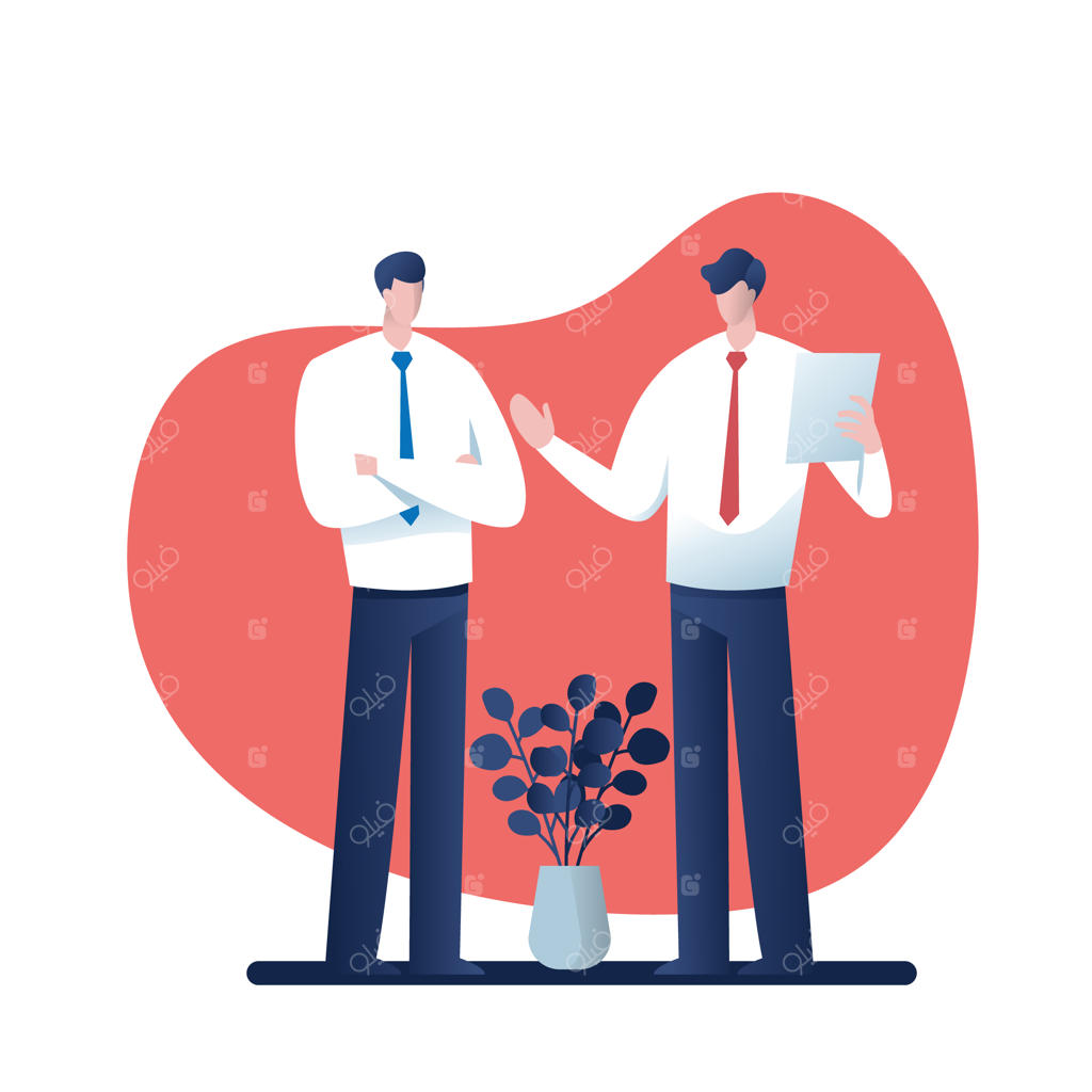 مشاوره تاجران: کارتون کسب و کار، شخصیت‌های برداری