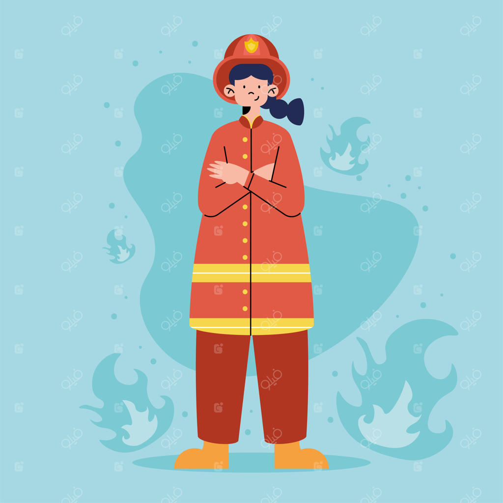 آتش‌نشان حرفه‌ای زن