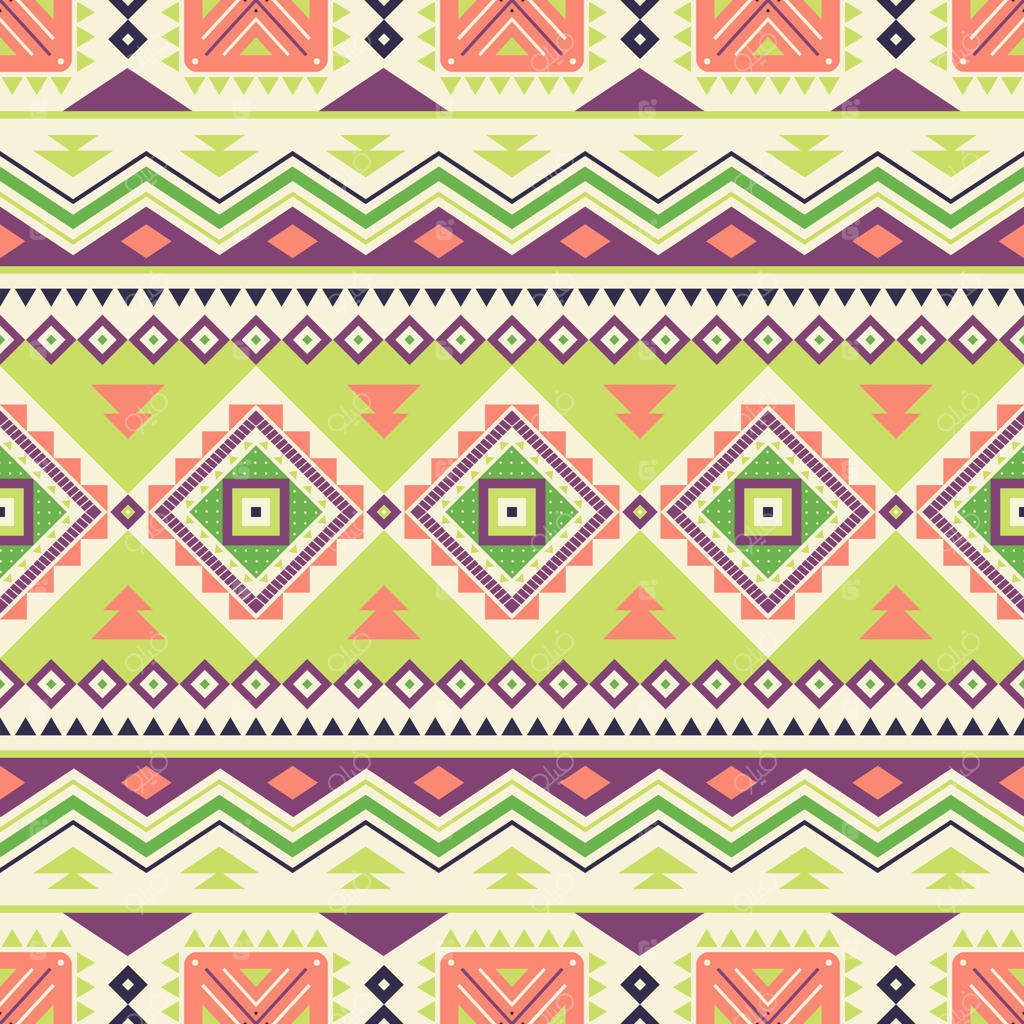 طرح راه‌راه قبیله‌ای و یکپارچه. پس‌زمینه هندسی آزتک. مناسب برای طراحی پارچه، طراحی وب، تولید لباس، اکسسوری‌ها و کاغذهای تزئینی.