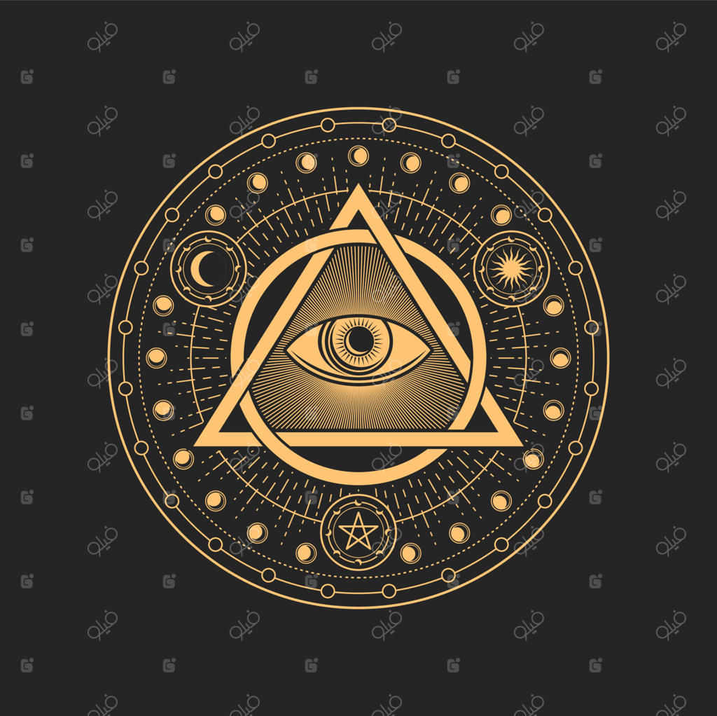 دایره کیمیاگری رون‌ها با چشم بینای جادوگری