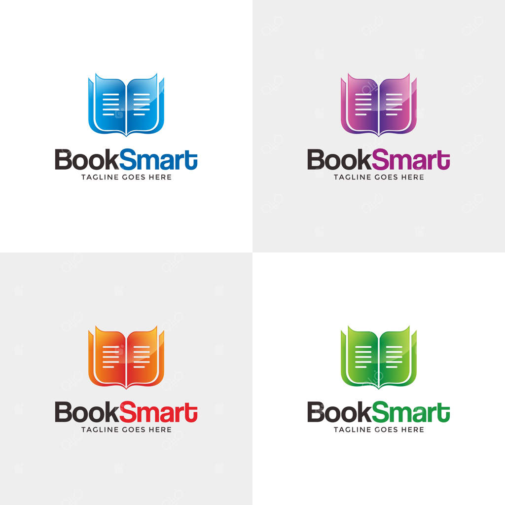 قالب طراحی لوگوی کتاب