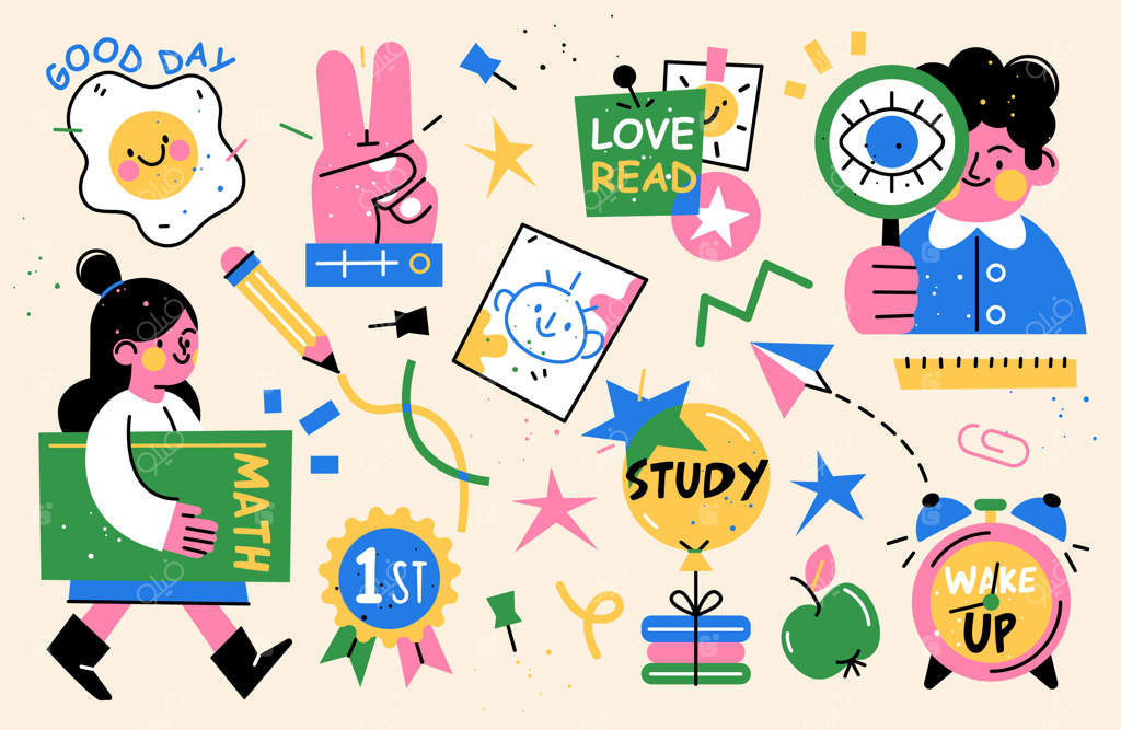 مجموعه شخصیت‌ها و عناصر بازگشت به مدرسه وکتور