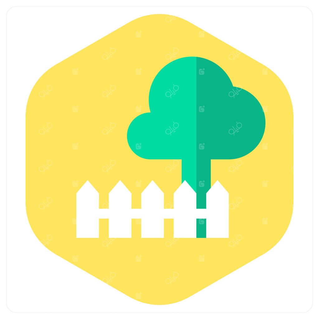 مفهوم نماد پارک و باغ