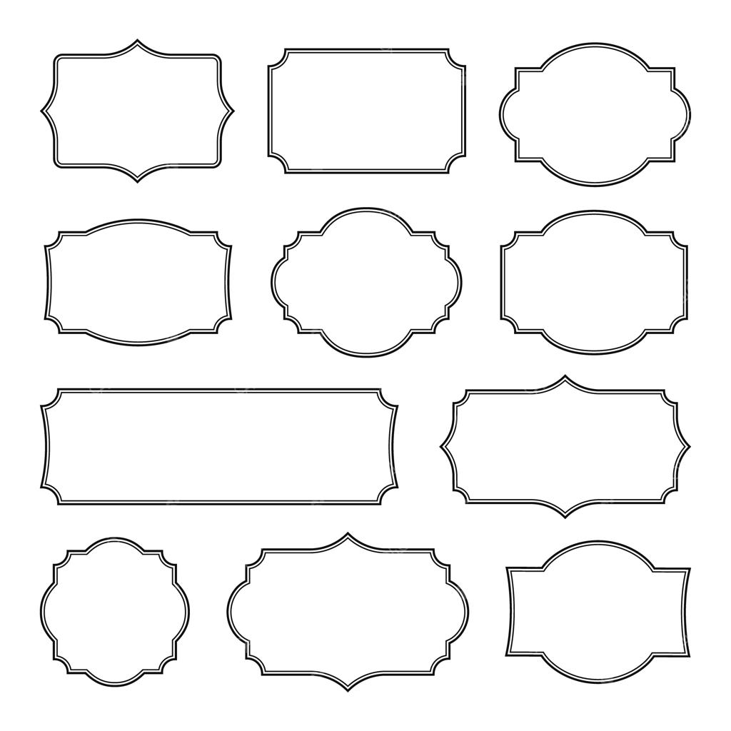 مجموعه بزرگ قاب‌های متنوع قدیمی؛ قاب‌های سبک رترو و وینتج