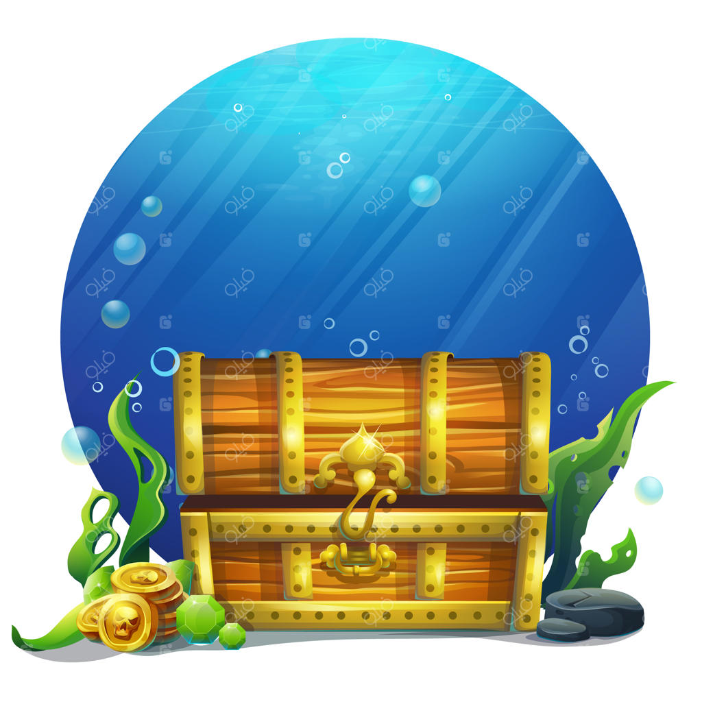 تصویر خلاقانه از جعبه چوبی قدیمی و جادویی بسته شده