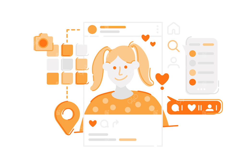 تصویری از پلتفرم شبکه اجتماعی اینستاگرام