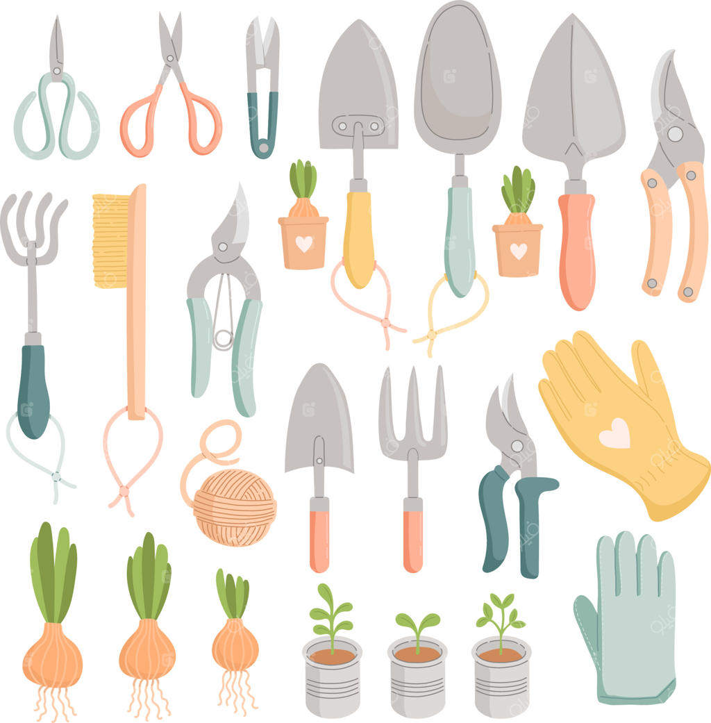 مجموعه باغ بهاری، طراحی تخت، تصویر وکتور