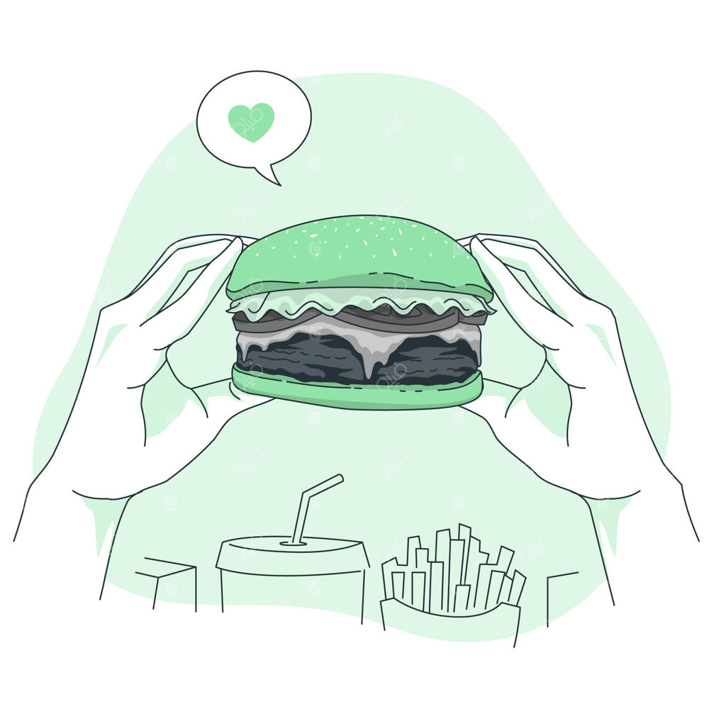 طرح مفهومی همبرگر