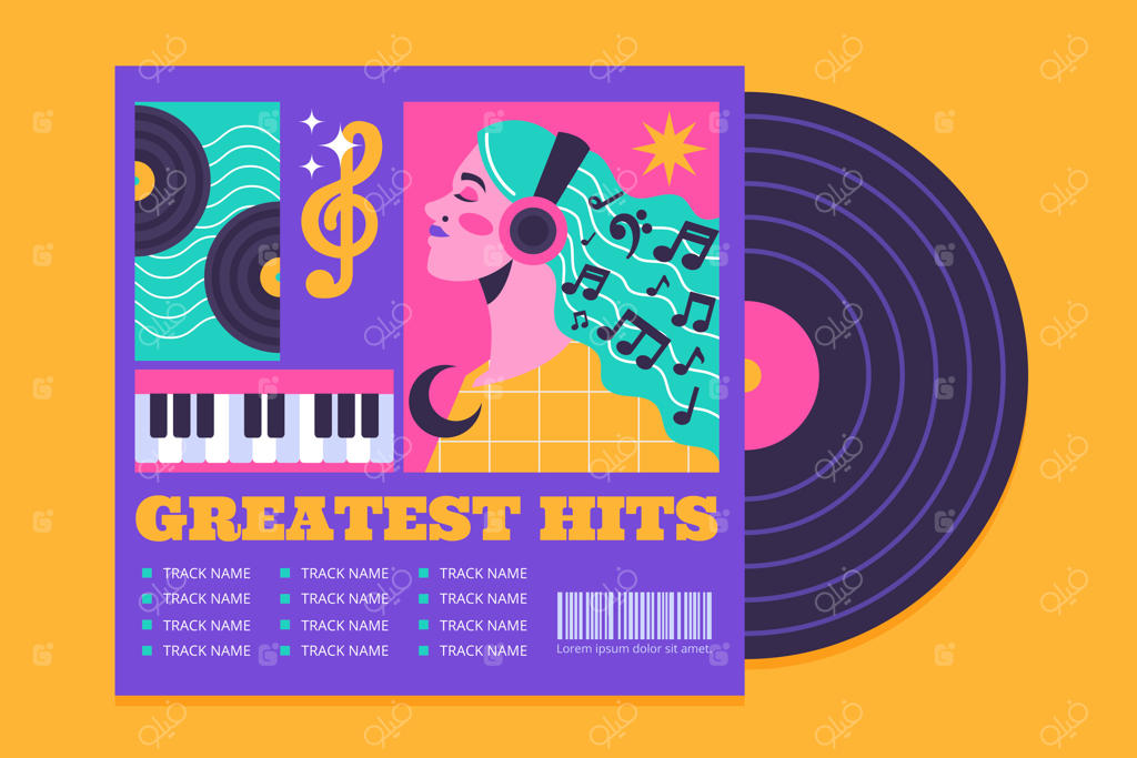 قالب جلد آلبوم موسیقی دست‌ساز