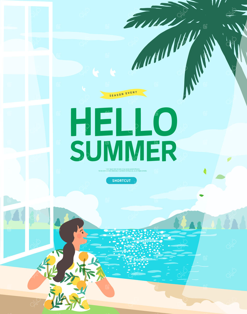 بنر تصویری رویداد خرید تابستانی