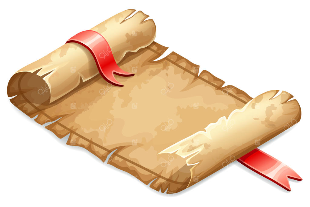 روبان ساتن تزیین شده با کاغذپوستی سلطنتی.