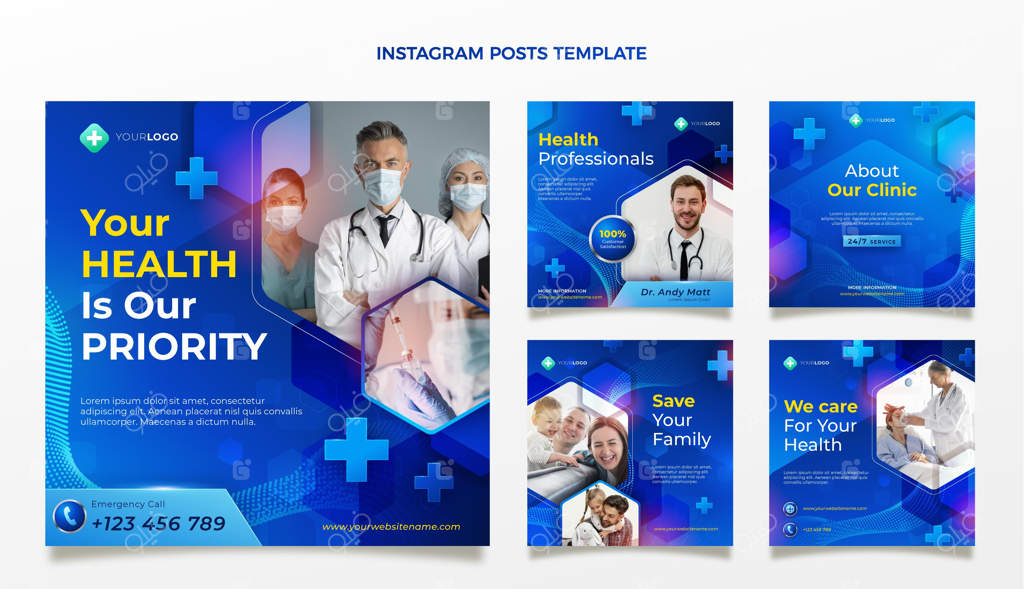 پست اینستاگرام پزشکی واقعی و حرفه‌ای