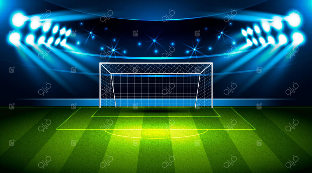 پس‌زمینه زمین فوتبال واقعی