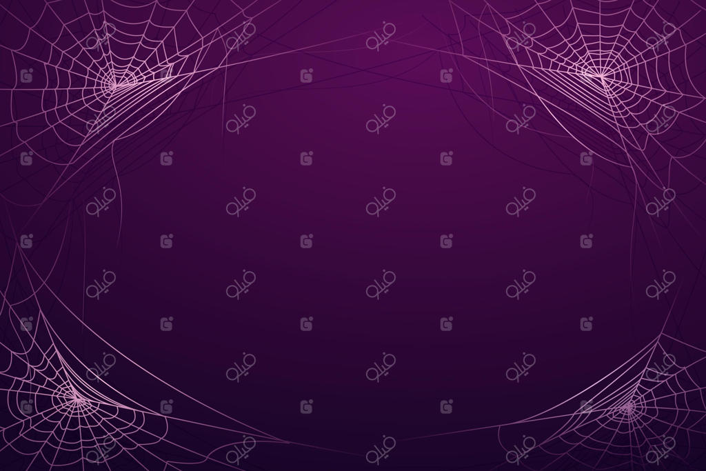 پس‌زمینه تار عنکبوت هالووین واقع‌گرایانه