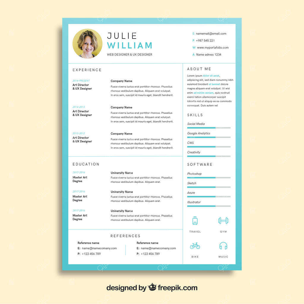 قالب جذاب برای برنامه درسی آنلاین