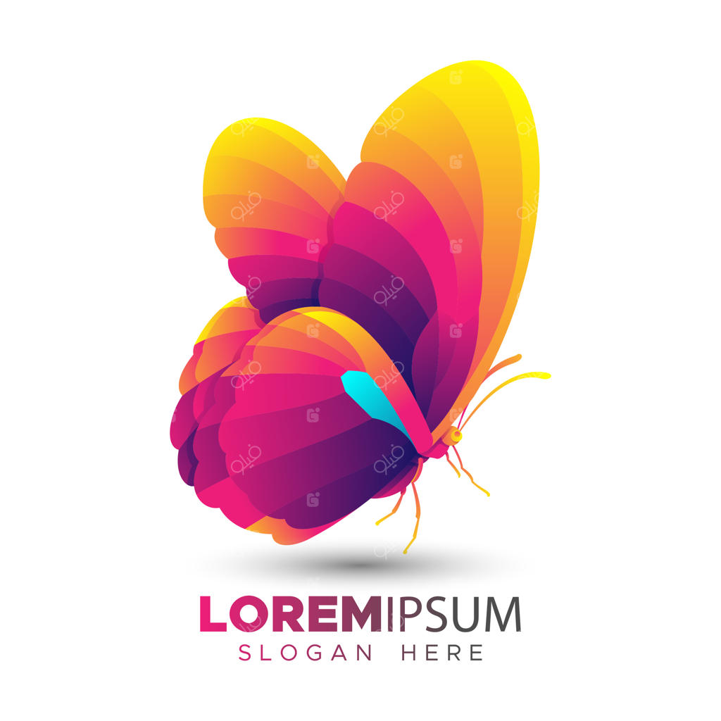 پترن لوگوی پروانه‌ای