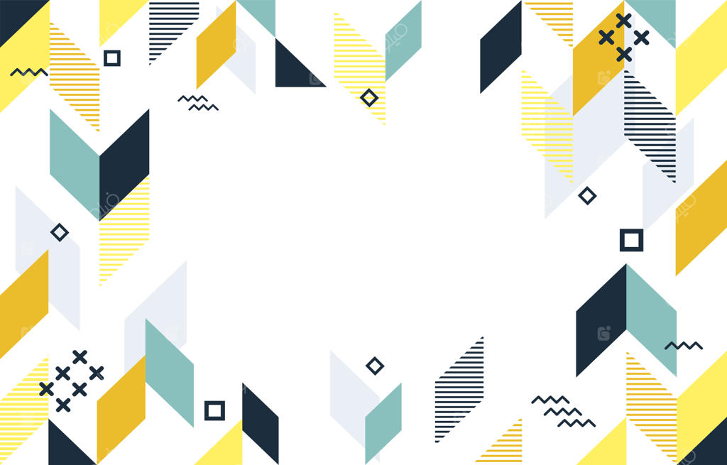 پس‌زمینه هندسی رنگارنگ