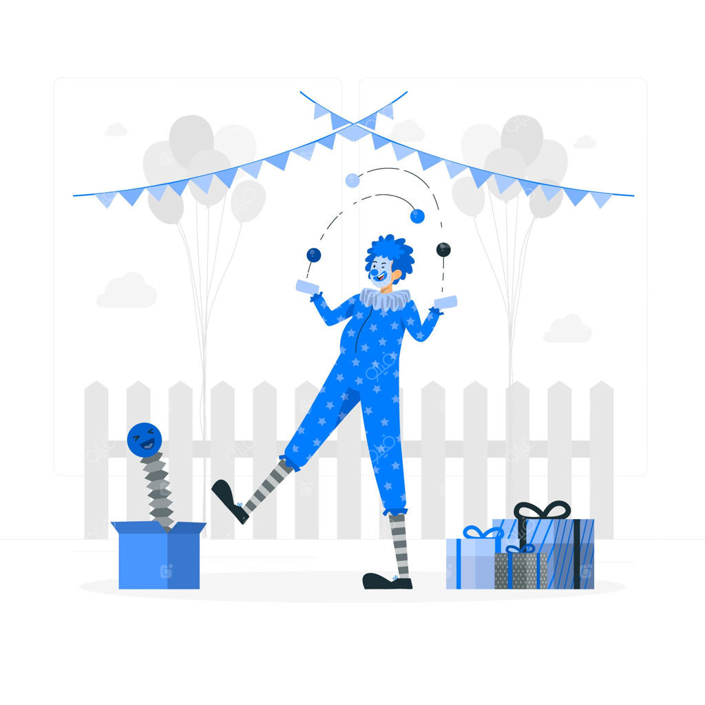 تصویرسازی مفهومی دلقک