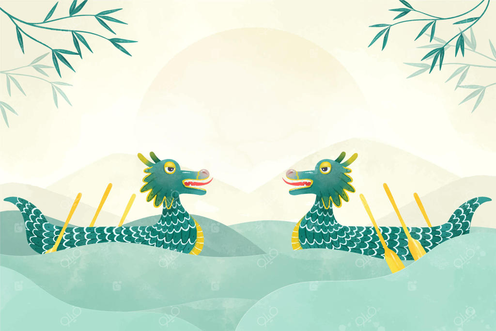 پس‌زمینه قایق اژدها