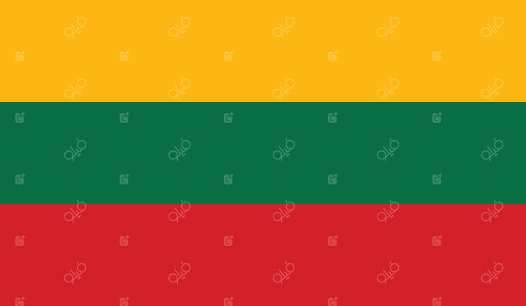 تصویرسازی وکتور پرچم لیتوانی