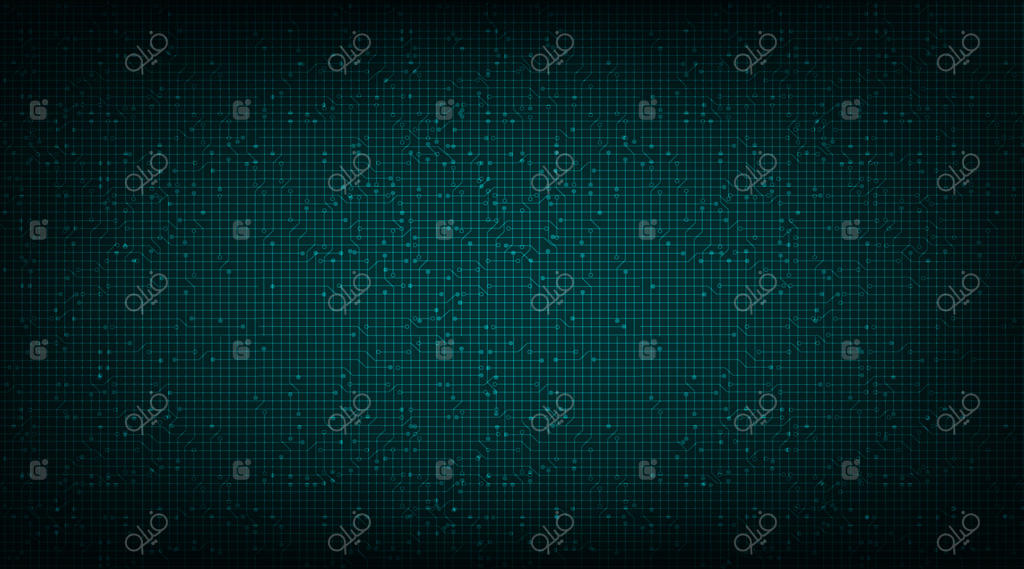 پس‌زمینه‌ی فناوری مدرن سبز تیره