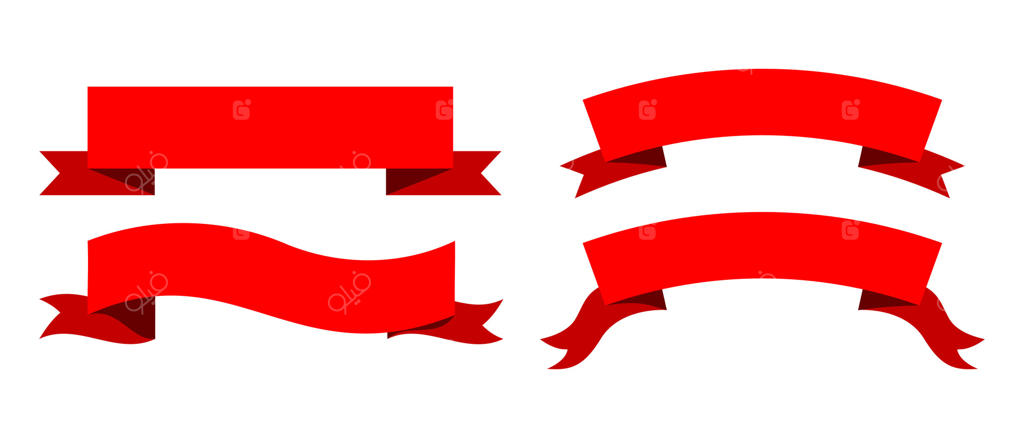 طراحی روبان قرمز، عناصر گرافیکی رترو برای بنر و دکوراسیون، تصویرسازی سبک مدرن کلاسیک، پاپیون، قاب عنوان.