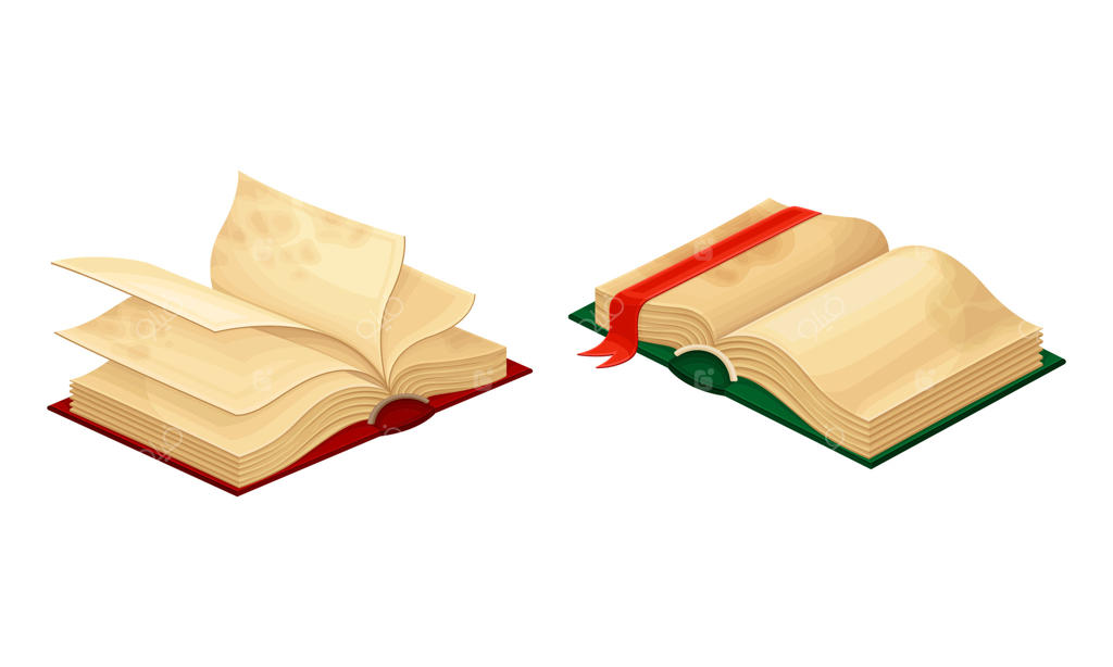 گشودن کتاب‌های قدیمی با صفحات خالی: آموزش، ادبیات باستان و تصویرسازی کتابخانه‌ای