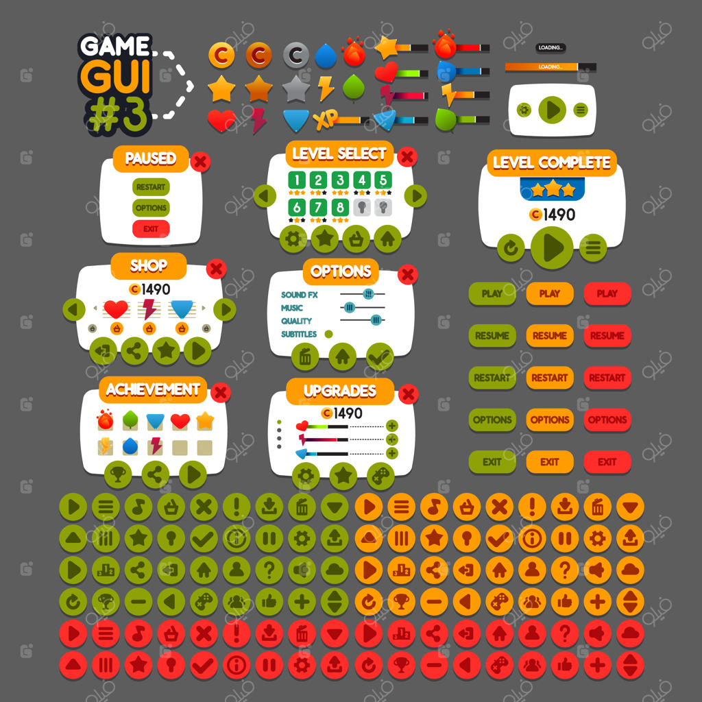 رابط کاربری بازی