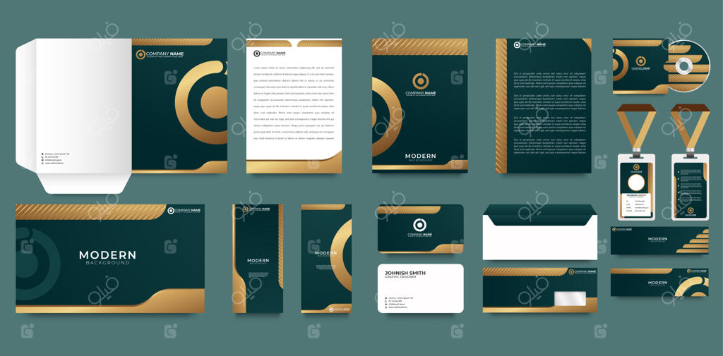 قالب هویت سازمانی با عناصر دیجیتال