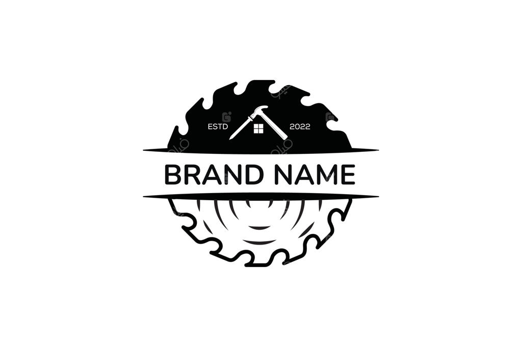 آیکون و قالب لوگوی چوب و نجاری