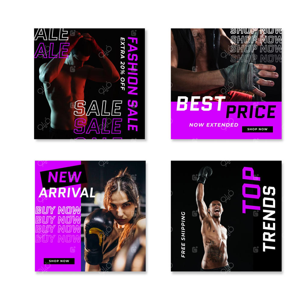 پست فروش لباس ورزشی شیک در اینستاگرام