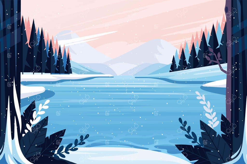 زمینه‌ی منظره‌ای از طبیعت هموار