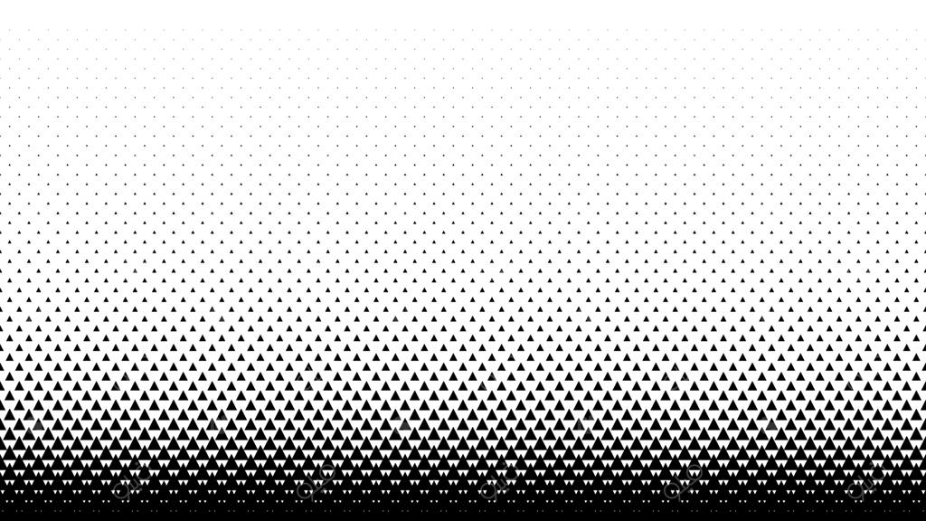 پس‌زمینه نیم‌تن مثلثی. کارت هندسی سیاه و سفید.