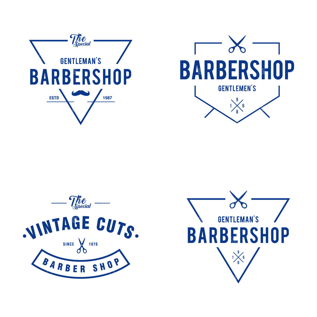 برچسب تجاری آرایشگاه کلاسیک