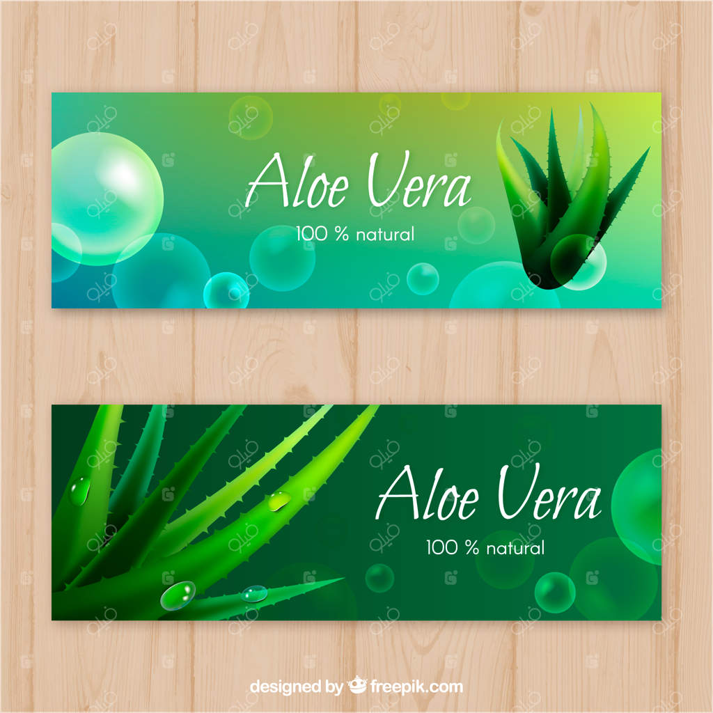 بنرهای بوکه آلوئه‌ورا