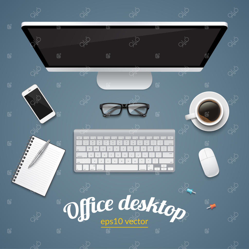 ترکیب فضای کاری با عناصر سه‌بعدی.